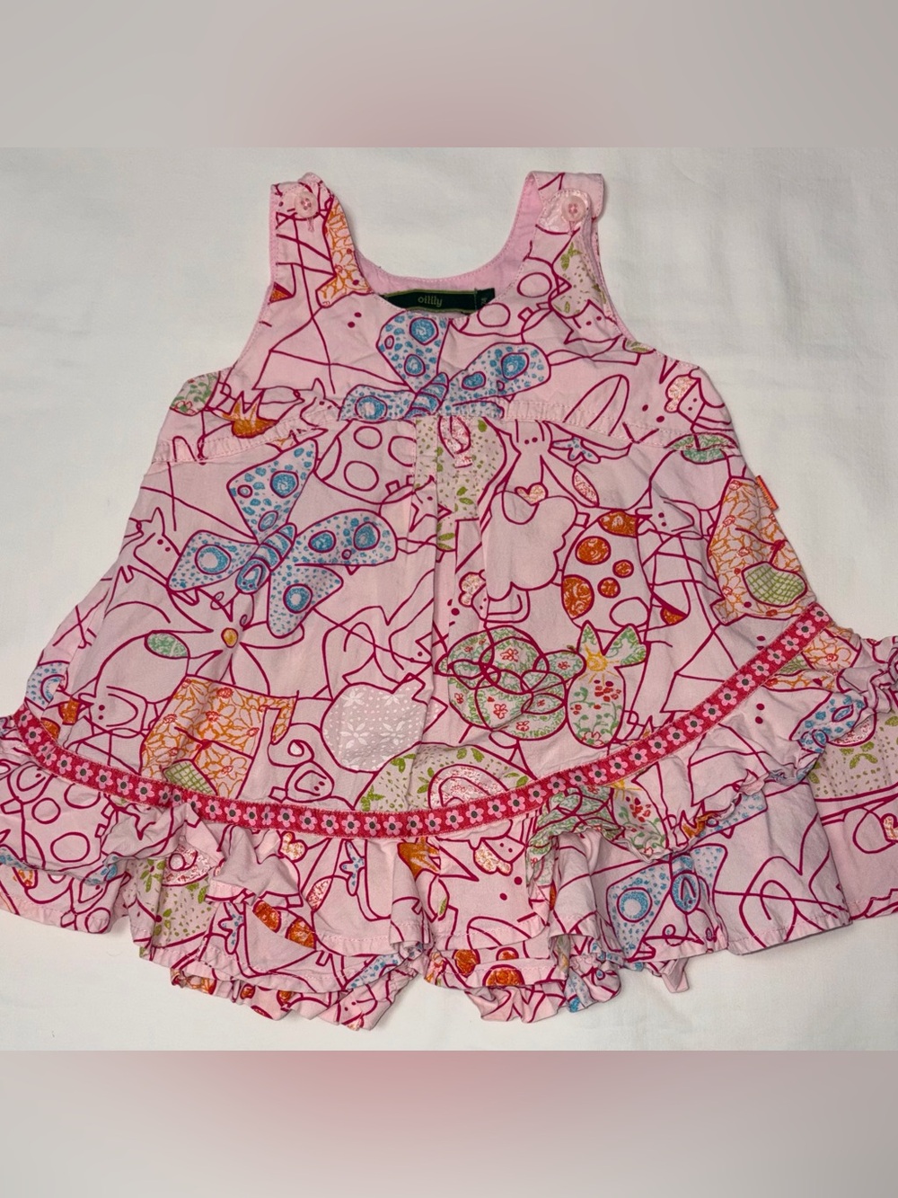 Oilily colorful skirted bubble sz 9-12 months EUC smoke free home